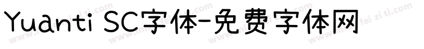 Yuanti SC字体字体转换